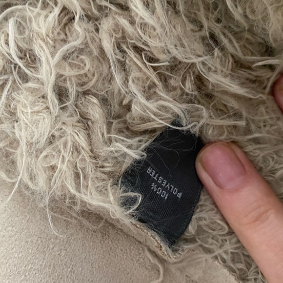 Melody Faux Suede + Shearling Vest - Picture 3 of 5